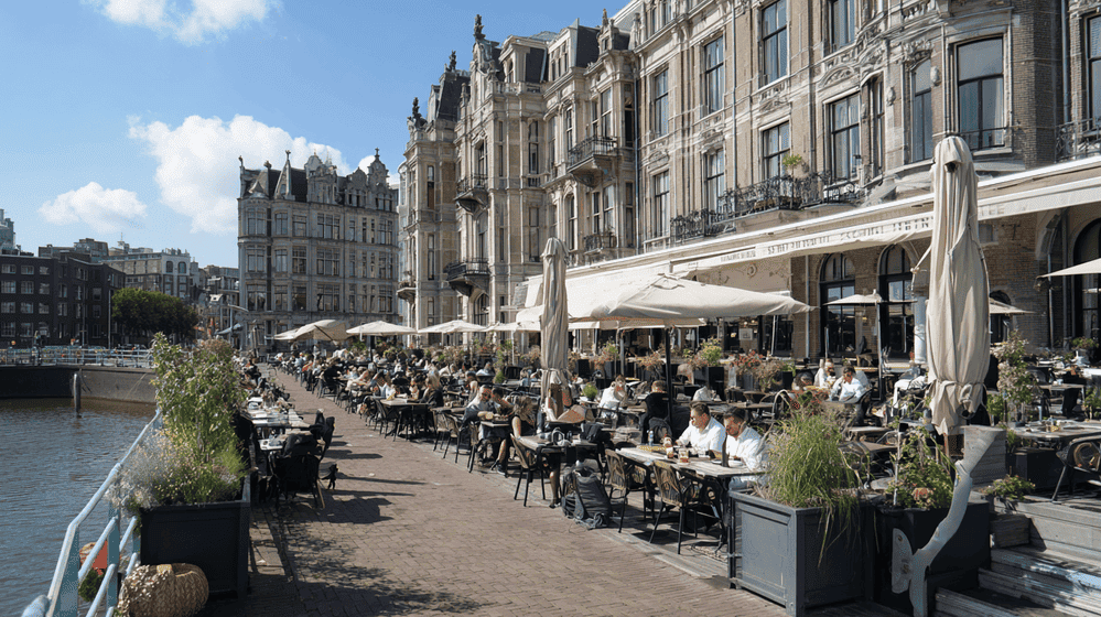 een van de grootste terrassen van nederland